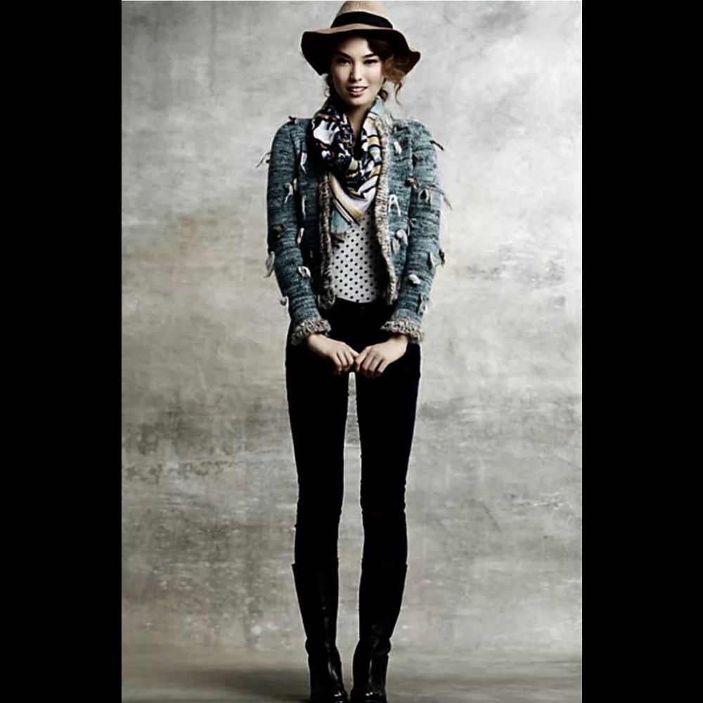 Pilcro black high rise skinny velour pants